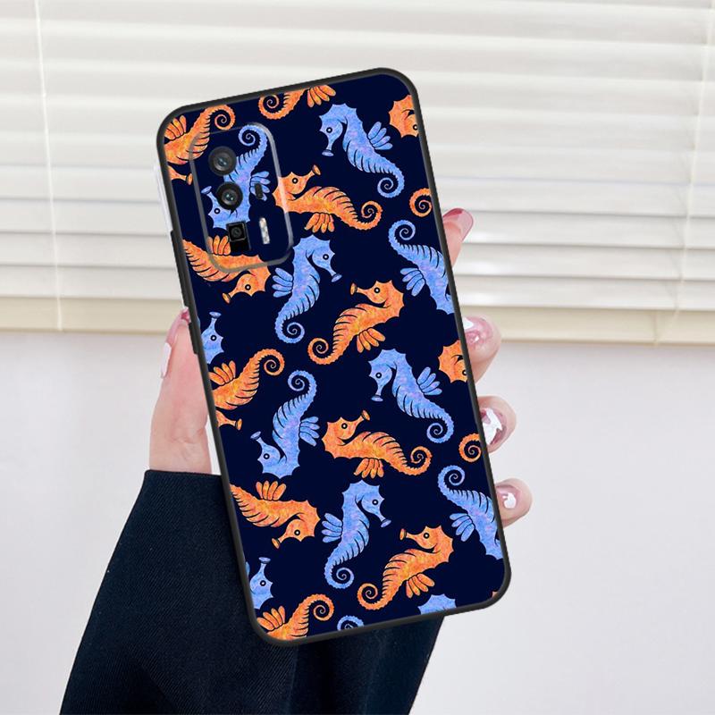 Seahorse Cover For Xiaomi 15 14 13 Ultra 11T 12T 13T 14T Pro POCO X7 Pro X3 X5 X6 M6 F5 F6 Pro Case
