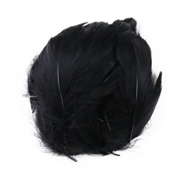 Натуральное гусиное перо 5-8 см, белый шлейф для изготовления ювелирных изделий, серег, свадебных украшений, перья для завязывания мух, 100 шт.