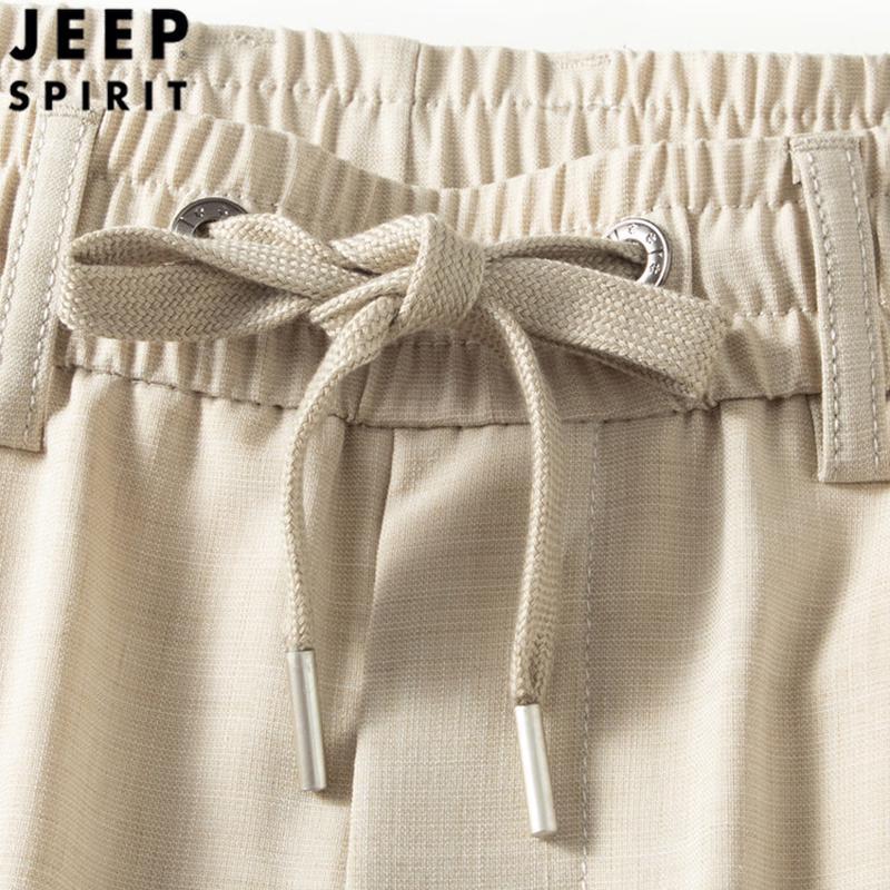 Мужские повседневные брюки прямого кроя JEEP SPIRIT из лиоцелла и льна