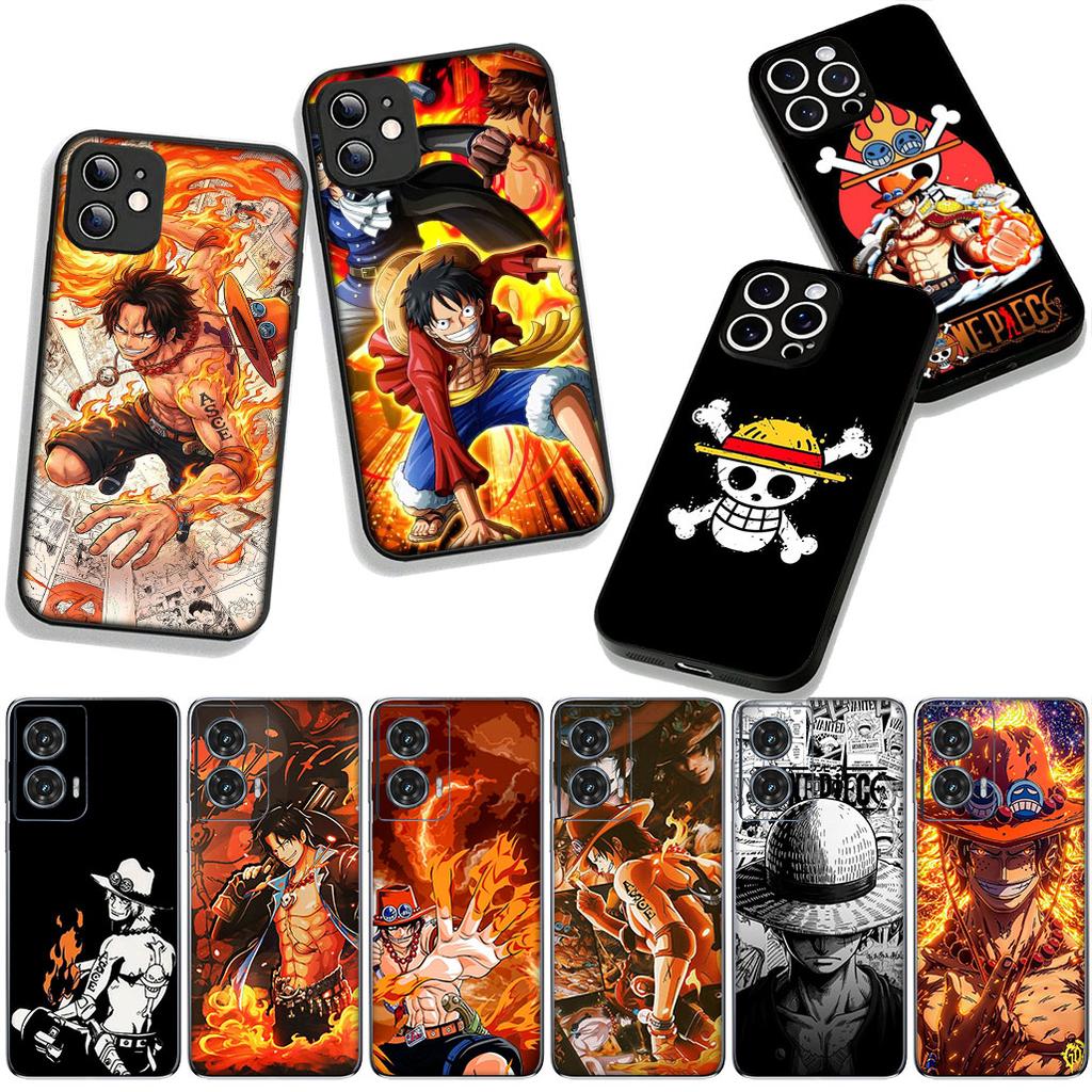 Phone Cover Wallpaper Ace Luffy One Piece Casing for Xiaomi Redmi Note 14 12 13 ProPlus A4 A3 Pro Plus 12C 13C 14C 5G + Case