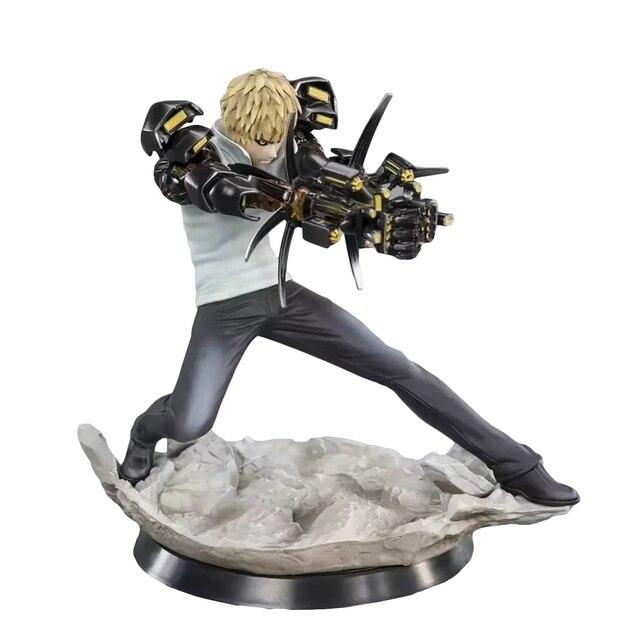 One Punch Man Genos Toys Pvc 15cm Movable Action Figure Figma Model Pvc Anime Archetype Movie Saitama Doll Collectible Gift Kids
