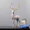 Украшение в виде стоящего оленя, коллекционные украшения для домашнего офиса в виде оленей, элегантные и очаровательные