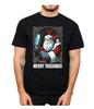 Merry Truckmas Christmas fun trucker lorry tshirt tee t-shirt black Small 4xl