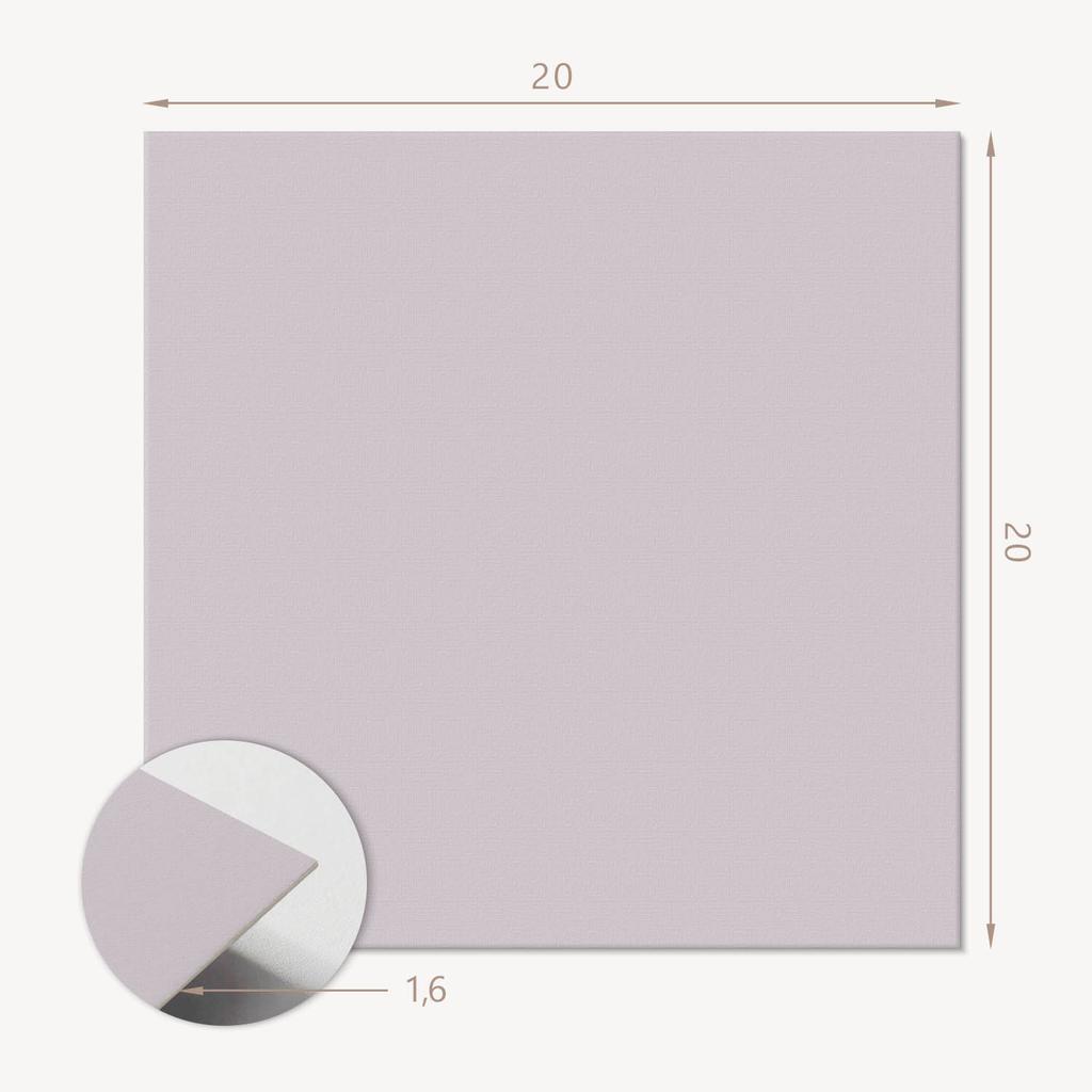 Kafelki Samoprzylepne Z Grafiką Do Jadalni Pcv Kolor Jasnofioletowy 20X20X20 Cm