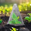 20Pcs Plant Protection Cover Light Translucent Breathable Top Rain Sunlight Prevention Bell Plants
