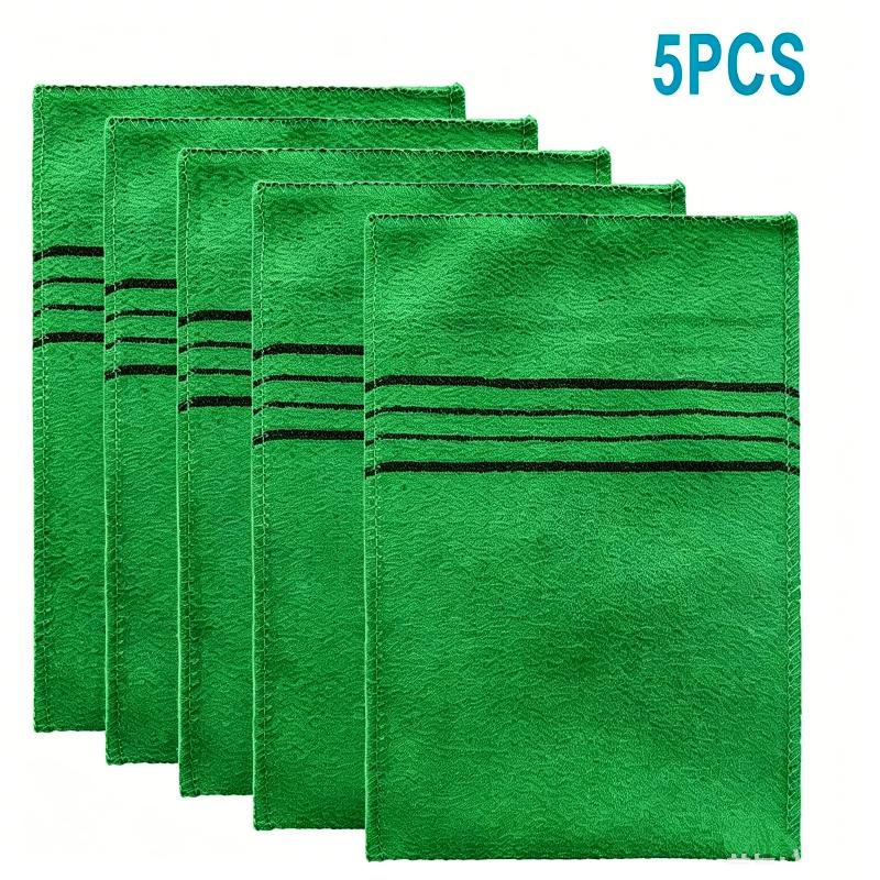 5 шт. Отшелушивающие перчатки для ванны, Глубоко очищающая мочалка для удаления омертвевшей кожи для тела, душа