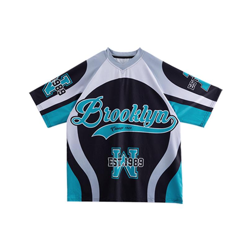 Крутая ярко-синяя одежда для уличных танцев, детская одежда для джаза, топы и штаны для уличных танцев для мальчиков, комплект из двух предметов для выступлений