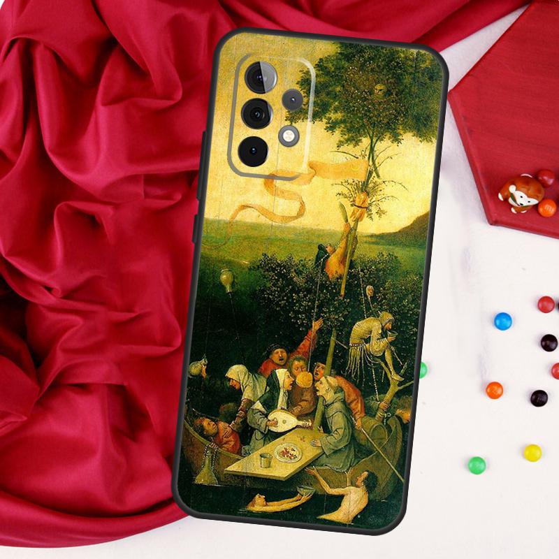 Искусство Иеронима Босха Чехол для Samsung Galaxy A26 A05 A06 A16 A54 A34 A14 A22 A32 A52 A55 A35 A15 A53 A13 A56 A36