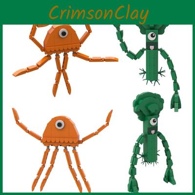 Лабиринт Ведьмы Конструктор Совместимый с Лего, Украшение Стола Зеленая Капуста, Сделай Сам Игрушка для Детей