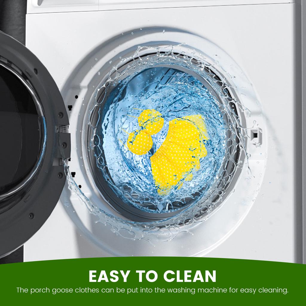 Hawaiian Porch Goose Outfit Washable Summer Lawn Goose Statue Clothes Cute Decoration for Party Yard Decor Present