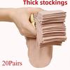 20 пар утолщенных вельветовых носков до середины икры, осенне-зимние хлопковые носки, износостойкие, с нитью против зацепок, носки со стальной нитью