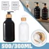 Диспенсер для мыла 300/500 мл Утолщенная многоразовая бутылка с помпой для шампуня Контейнер для лосьона Емкость с помпой для мыла Настенный аксессуар для ванной