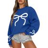 Women  Tops Women's Long Sleeve Sweatshirt Casual Crewneck Loose Fit Pollover Fleece Tops