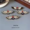 Chasing Dreams Blue Sky Fighter Jet Metal Brooch: J-20, J-35, J-50 Airshow Commemorative Badge