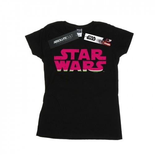 Star Wars Womens/Ladies Watermelon Logo Cotton T-Shirt