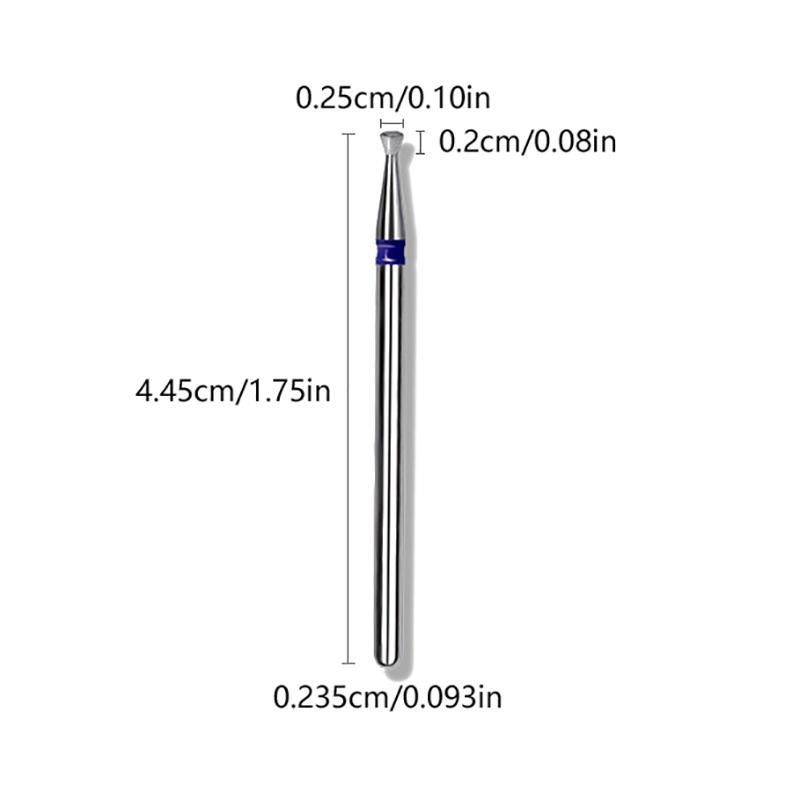 Flying Saucer Mini Nail Polish Head Overflow Glue Special Drill Diamond Sand Funnel Shaped Tool For Removing Nail Edge Burrs