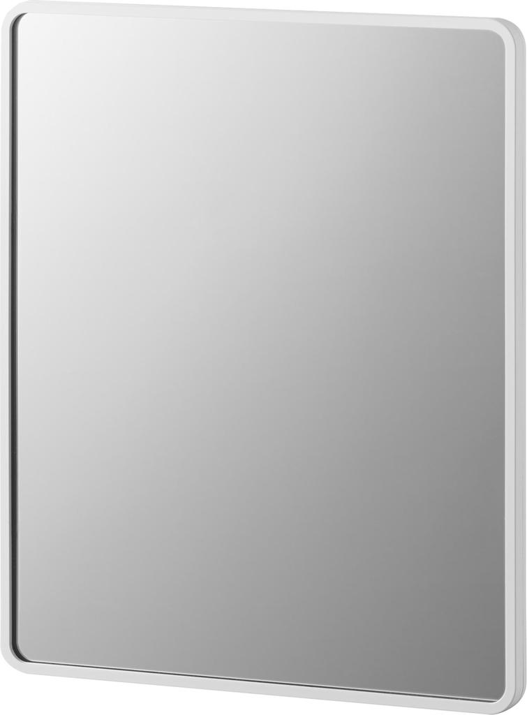 Yamazaki Магнитная Башня из Смолы для Ванной Комнаты Easy Bathroom 10302 Зеркало, Прямоугольное, Белое, Ш20,6×Г1,4×В24,6 см, Серия, Антизапотевающее, Смола, Прочное,