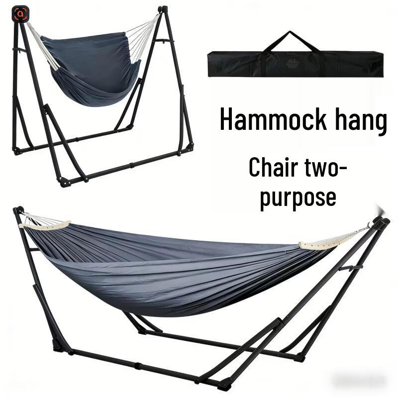 OLOEY Portable Camping Hammock with Detachable Stand