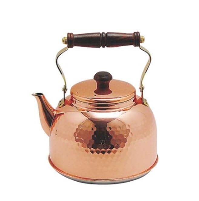 Shinkoukinzoku Pure Copper Hammered Thermal Long Life Design Award Fast Made in Kettle, IH/Gas Compatible, Kettle, Conductivity, Winning,