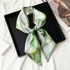 Spring and Autumn Thin and narrow long silk scarves Women's Korean version Summer decoration with shirts, suits, scarves, headbands, streamers, tied b