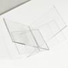 Acrylic Transparent Book Shelf Display Bracket Art Decoration Shelf Simple Desktop Magazine Storage Shelf