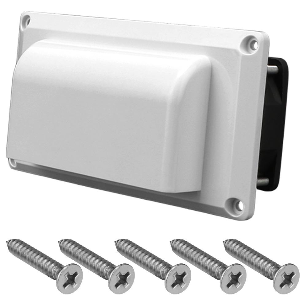 For Camper Trailer Motorhome Boat Marine Yacht Car Accessories Caravan Side Air Vent Ventilation Exhaust Fan 12V 25W White Black Fans