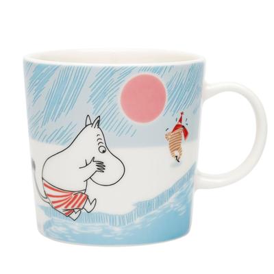 [Официально импортировано] Moomin Arabia Кружка Зимняя Муми-тролль Ледяное плавание 2025 0,3 л 1079656