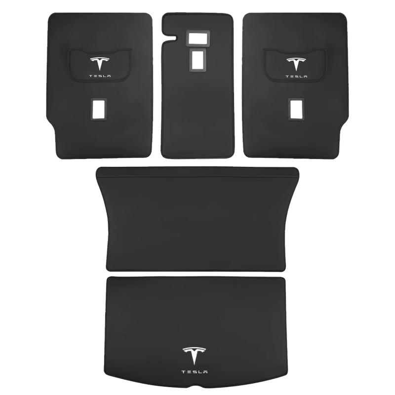 AAAIT1 For Tesla Model Y Juniper Model 3 Highland 2017-2026 Trunk Mat Full Coverage Seat Backrest Protective Cargo Liner Anti Dirty Pad