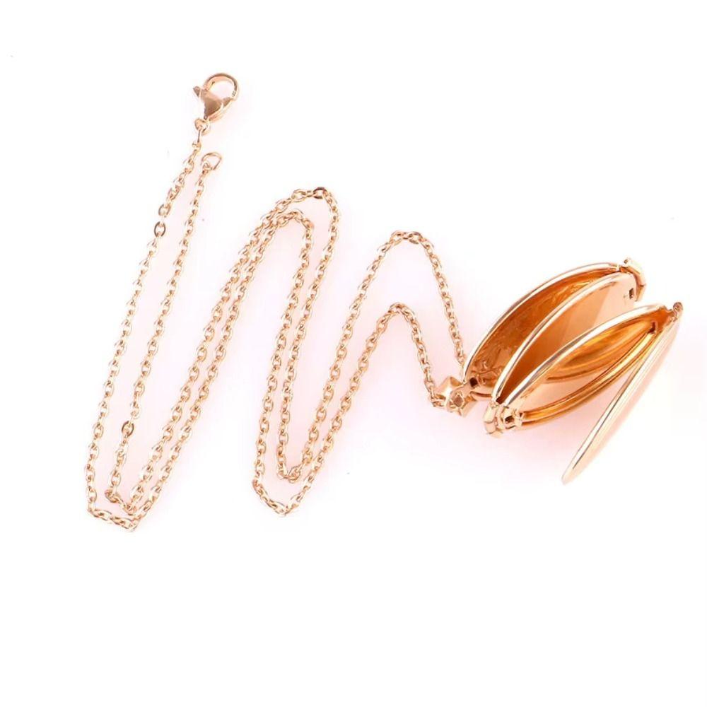 Chain 4 Photo Pendant Jewelry Memory Floating Locket Necklace Fashion Album Box Necklaces  Women