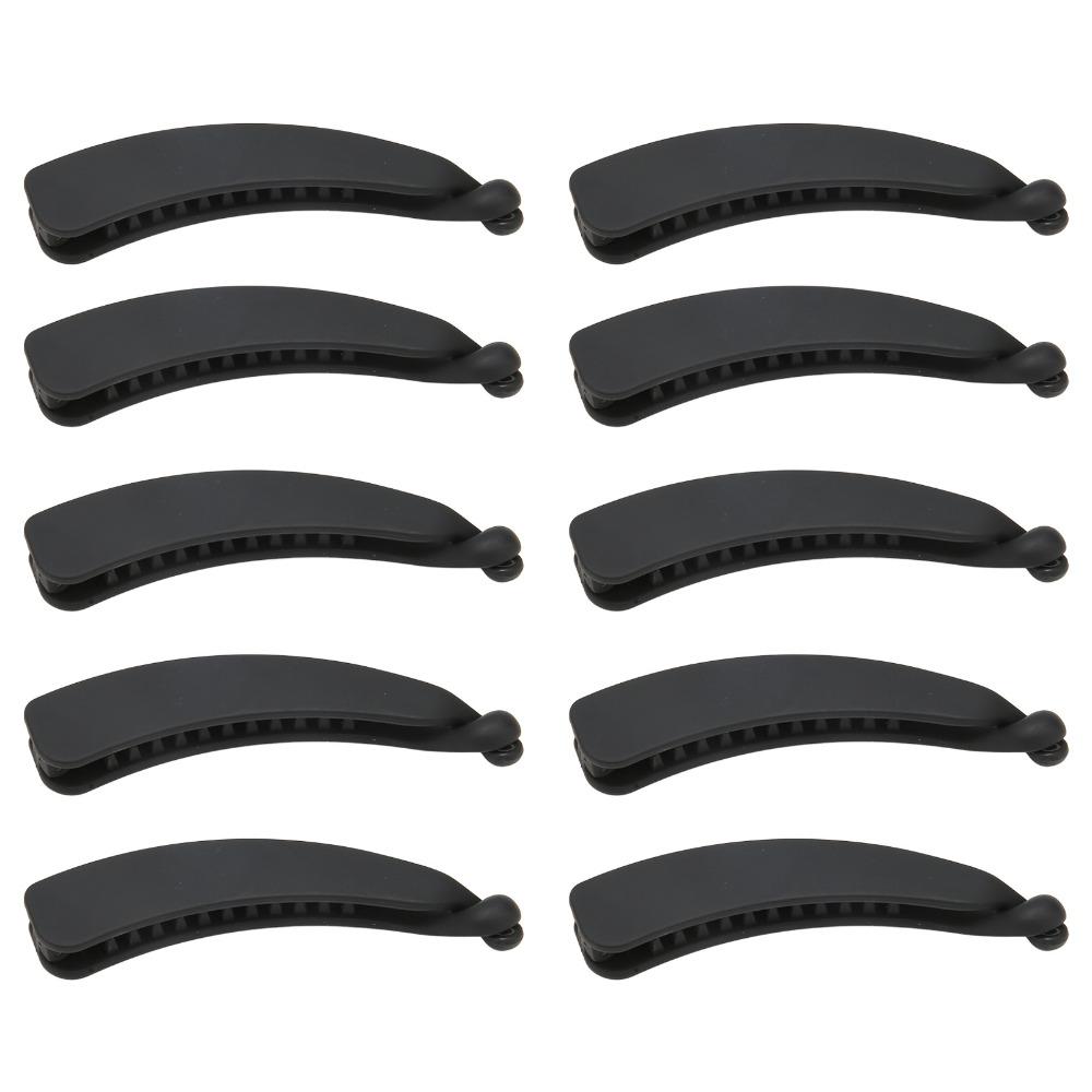 10PCS Elegant Ponytail Holder Fashionable Flexible Banana Clip Hair Accessories For Women