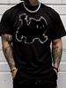 Minimalist Abstract Silhouette Graphic T Shirt Unisex Summer Fashion Tee Casual Creative Character Print Top Streetwear Clothing
