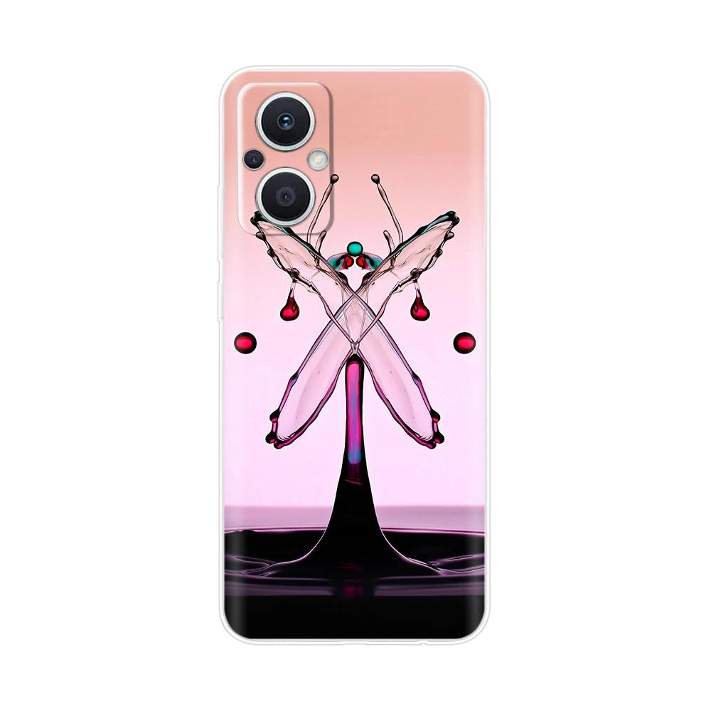 Прозрачный чехол для Xiaomi Poco M5 M5S Чехол Мультяшный Цветок Мягкий ТПУ Ударопрочный Funda Для Poco M 5 S PocoM5 Сумки Прозрачный Бампер