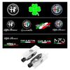 DFTGX1 2x For Alfa Romeo LOGO LED Car Door Welcome Light Projector For Alfa Romeo 159 166 GT Mito Stelvio Brera Spider Giulietta Giulia