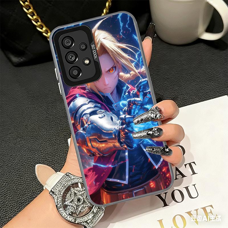 F-ullmetal A-Alchemist Аниме Ударопрочный Чехол для Телефона для Samsung A17 A16 A15 A14 A37 A57 A36 A56 A26 A35 A55 A25 A34 A54 A24 A13 A
