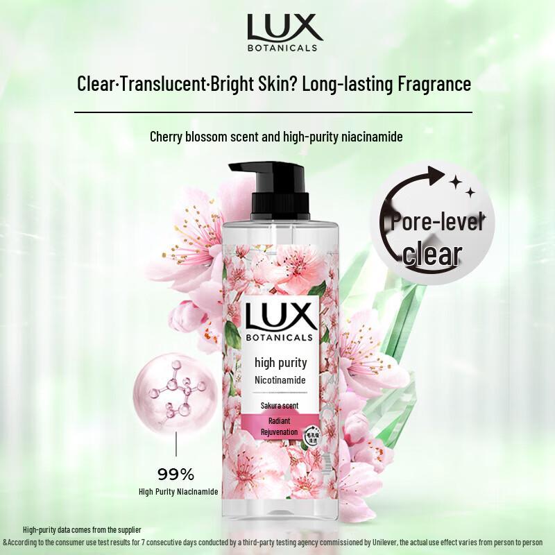 Lux Cherry Blossom Shower Gel & Floral Hair Care Set