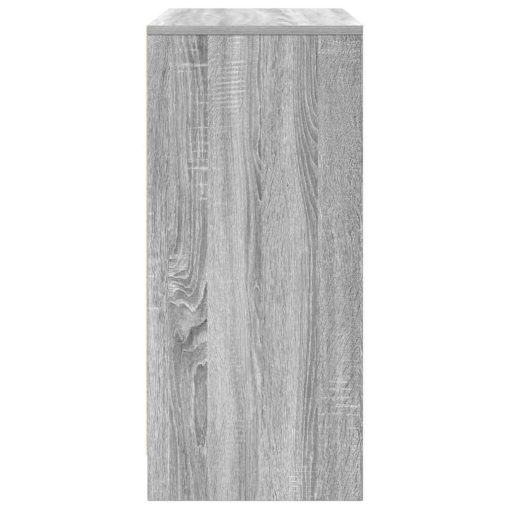 Shoe Cabinet Grey Sonoma 57 x 34 x 76 cm Engineered Wood