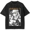 Anime My Hero Academia Himiko Toga Graphic Tshirt Men Women Cotton Tshirts Vintage Washed Oversized Tee Male Manga T Shirt