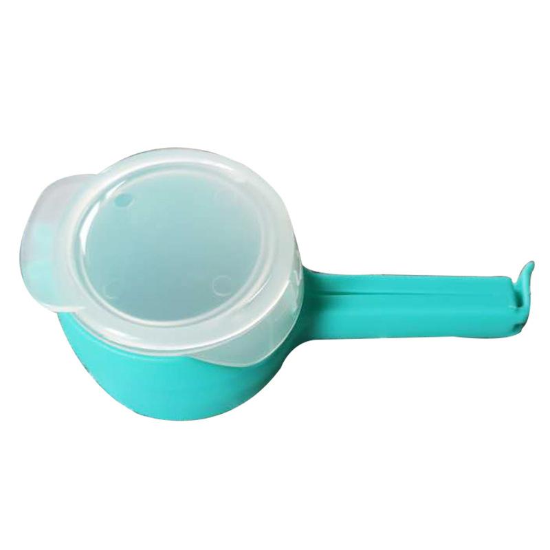 1Pcs Food Storage Bag Sealing Clips Plastic Cap Sealer Clip With Pour Spouts Snack Candy Storage Fresh Clamp Kitchen Organizer