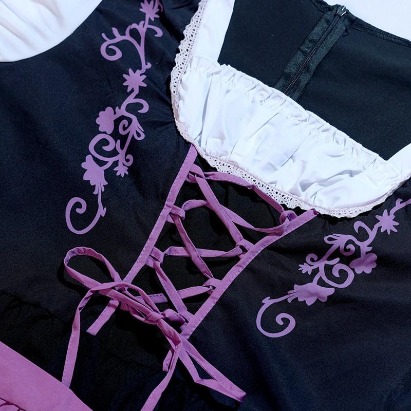 Bavarian Dirndl Costume Women Halloween Party Cosplay Stage Performance Outfit German Oktoberfest Maid Dress