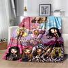 Bratz kawaii printed blanket Picnic blanket Warm blankets Outdoor Blanket Home bed linings blankets for beds Birthday Gift