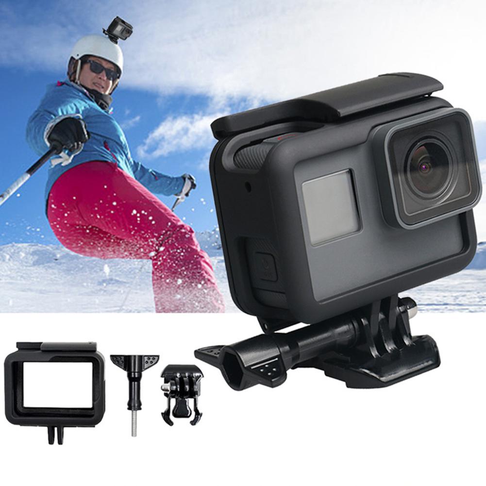 Защитный чехол-рамка для экшн-камер GoPro Hero 5/6/7, аксессуары с основанием и винтом