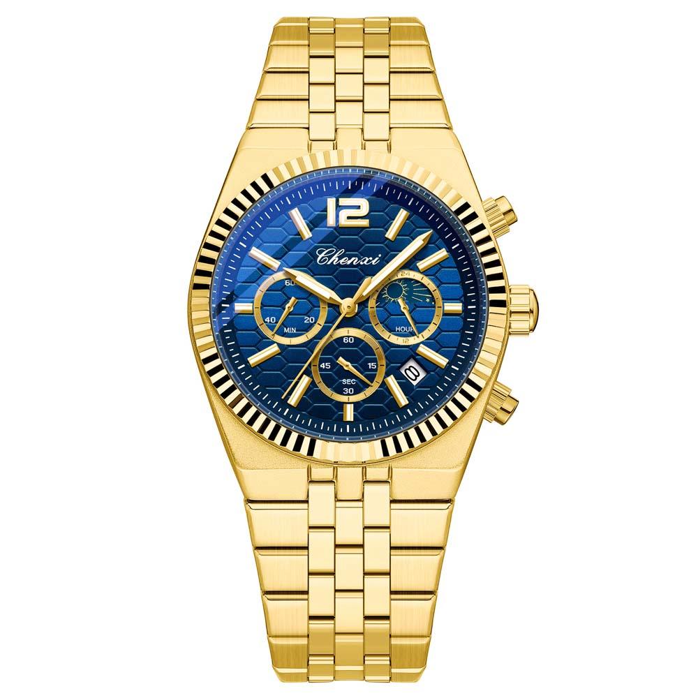 CHENXI New Multifunctional Men's Watch Stylish Water-Resistant Quartz Wristwatch Date Wristwatch Male Gift Relogio
