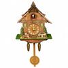 Cuckoo Wall Clock Wooden Retro Pop Out Bird Chime Hourly For Living Room Home Decor Cozy Vintage Centerpiece Gift For Family