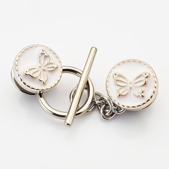 5 шт. Пуговицы-цепочки, застежки для кардигана, не требующие шитья, съемные декоративные пуговицы для свитеров, кардиганов, шалей