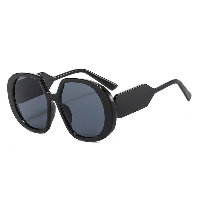 SO & EI Ins, популярные модные круглые солнцезащитные очки ярких цветов, женские солнцезащитные очки в стиле ретро, ​​синие, желтые оттенки, UV400, брендовые дизайнерские солнцезащитные очки