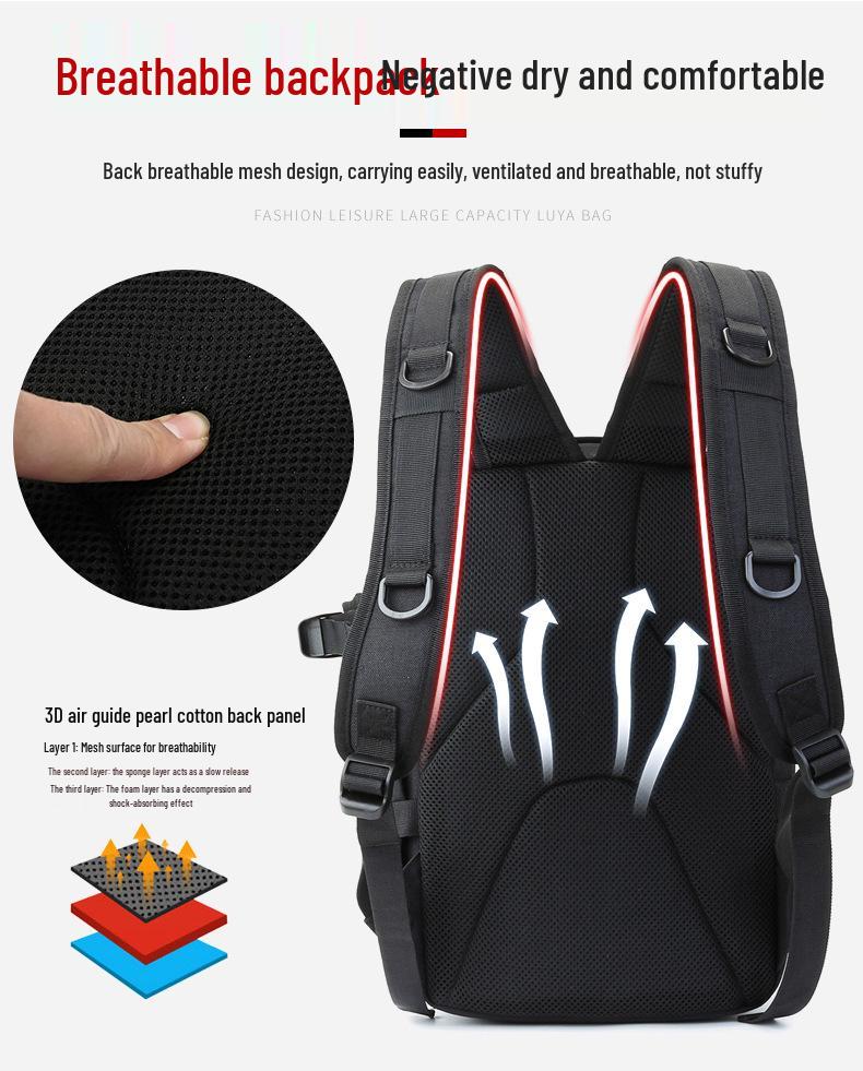 Рыболовная сумка Cross 1000D Cordura - Двуплечевая сумка для приманок с держателем для удилища для активного отдыха и тактических видов спорта