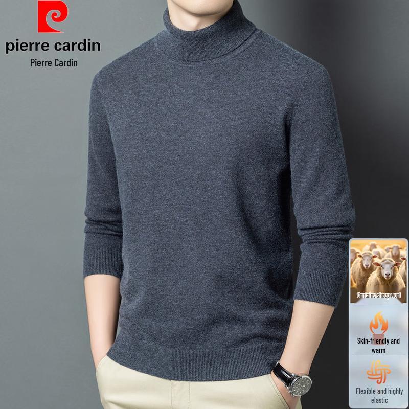 Pierre Cardin Men's Merino Wool Blend Turtleneck Sweater
