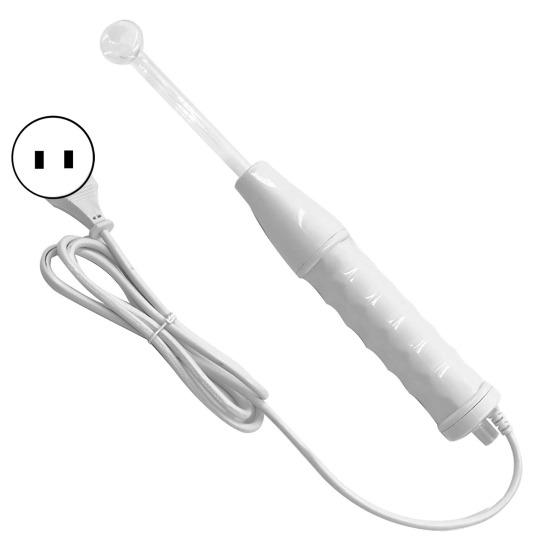 Высокочастотная палочка для лица с 4 различными трубками Портативный ручной многофункциональный безболезненный электротерапевтический аппарат для ухода за лицом Косметическое устройство (US Plug)