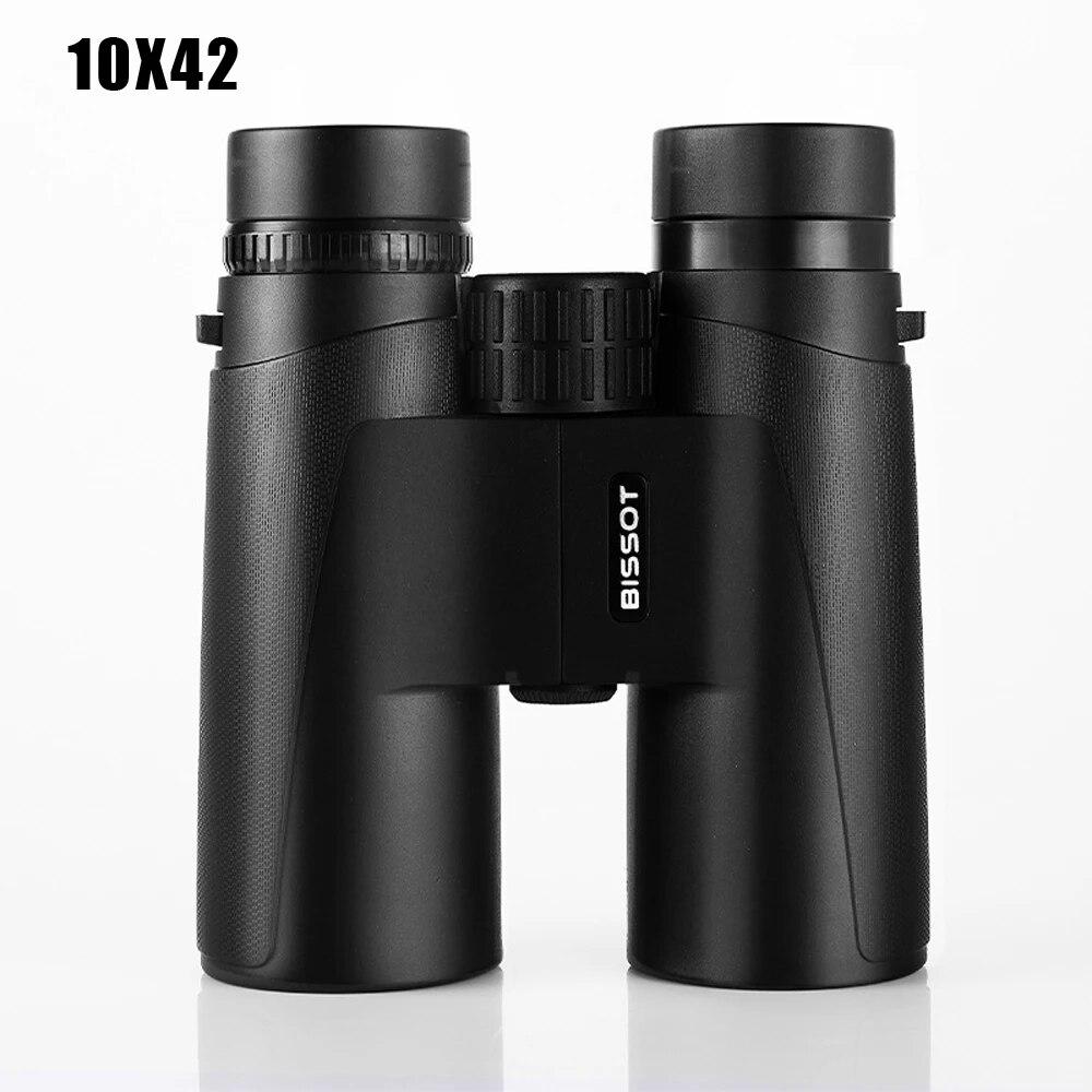 Мощный бинокль 12X42 10X42 HD Телескоп дальнего действия BAK4 FMC Водонепроницаемый Для путешествий Кемпинга Охоты