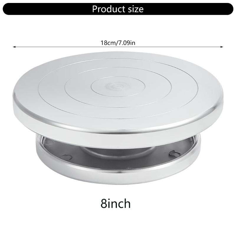 6/8/10/12 дюймов Двустороннее гончарное колесо-вертушка Поворотный круг для лепки Поворотный круг Поворотный круг для лепки глины